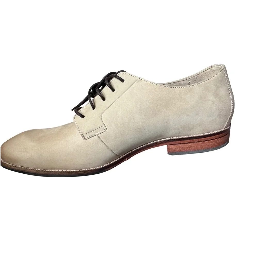 Cole Hann Men Mocassins SAWYER PLAIN OXFORD MORTAR‎ NUBUCK MEN'S 11.5